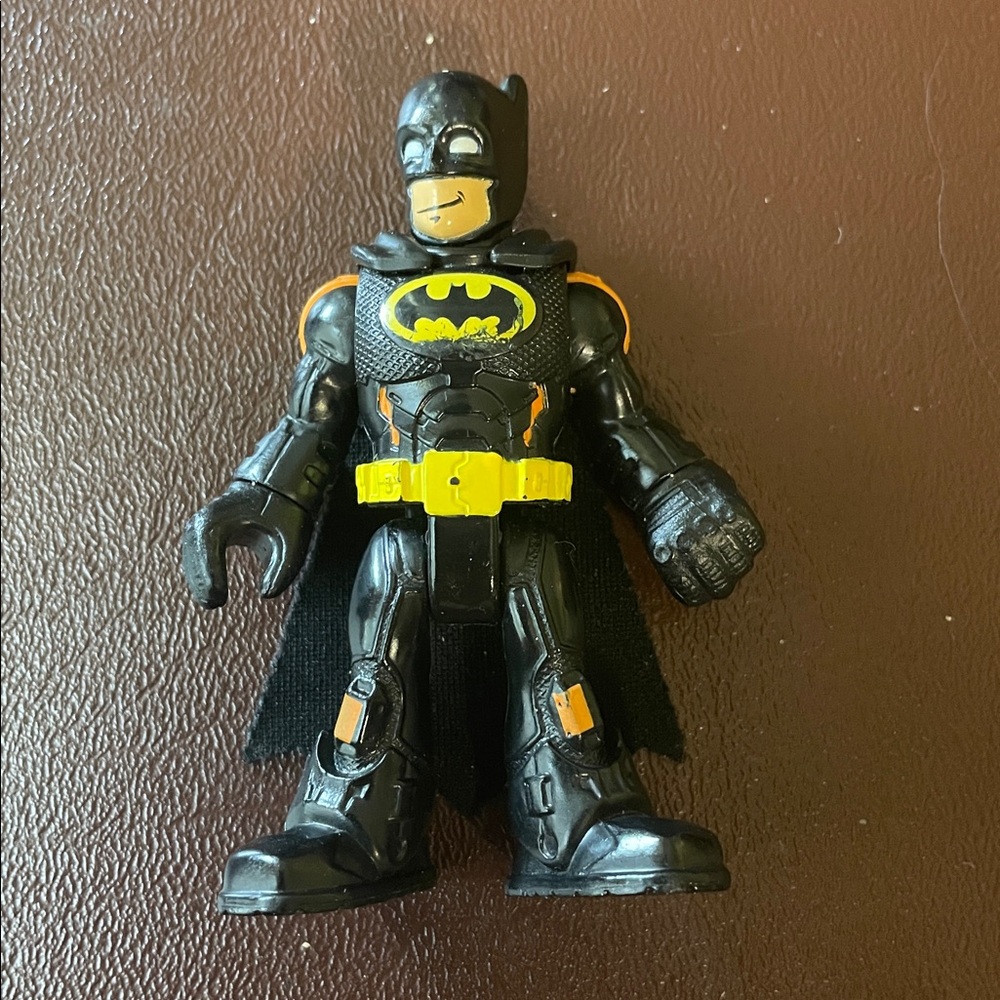 DC Comics Batman Action Figure with Black and Yellow & Orange Suit